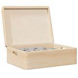 Wooden Box With Lid And Handles Solid Wood Pine