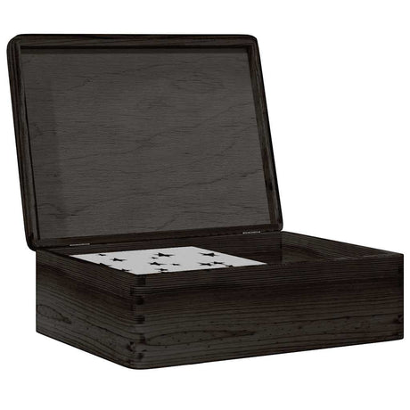 Wooden Box With Lid And Handles Solid Wood Pine