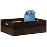Wooden Box With Lid And Handles Solid Wood Pine