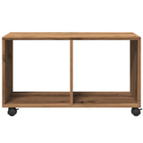  Rolling Cabinet Artisian Oak 72x33x42.5 cm Engineered Wood