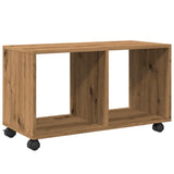  Rolling Cabinet Artisian Oak 72x33x42.5 cm Engineered Wood
