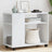 Side Table With Wheels 70X35X60 Cm Engineered Wood