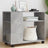 Side Table With Wheels 70X35X60 Cm Engineered Wood