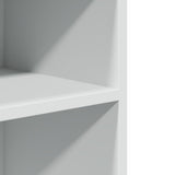 Side Table With Wheels 55X60X78 Cm Engineered Wood