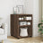 Side Table With Wheels 55X60X78 Cm Engineered Wood