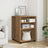 Side Table With Wheels 55X60X78 Cm Engineered Wood