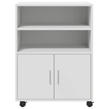 Rolling Cabinet 60X48X81 Cm Engineered Wood