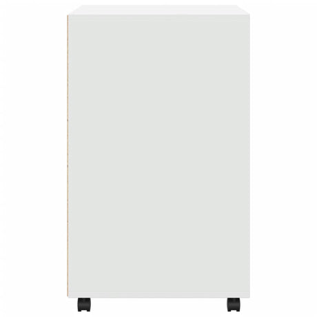 Rolling Cabinet 60X48X81 Cm Engineered Wood
