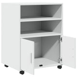 Rolling Cabinet 60X48X81 Cm Engineered Wood