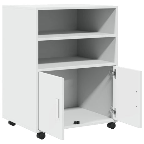 Rolling Cabinet 60X48X81 Cm Engineered Wood