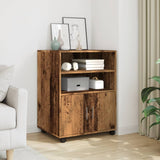 Rolling Cabinet 60X48X81 Cm Engineered Wood