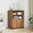 Rolling Cabinet 60X48X81 Cm Engineered Wood