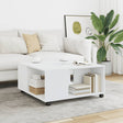 Coffee Table 80X80X40 Cm Engineered Wood
