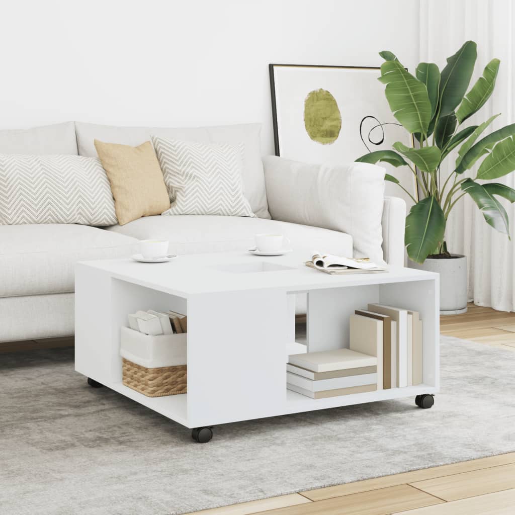 Coffee Table 80X80X40 Cm Engineered Wood