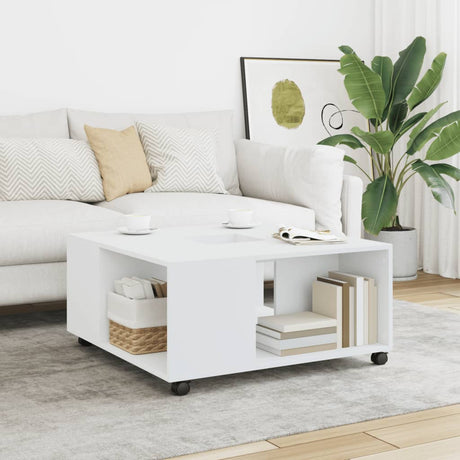 Coffee Table 80X80X40 Cm Engineered Wood