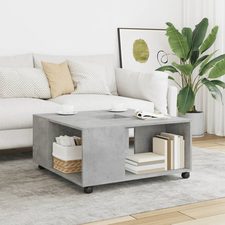 Coffee Table 80X80X40 Cm Engineered Wood