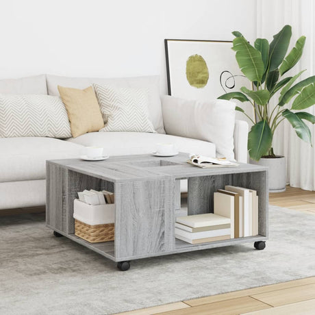 Coffee Table 80X80X40 Cm Engineered Wood