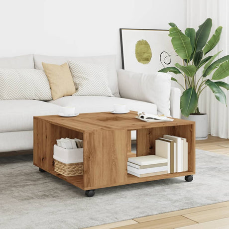 Coffee Table 80X80X40 Cm Engineered Wood