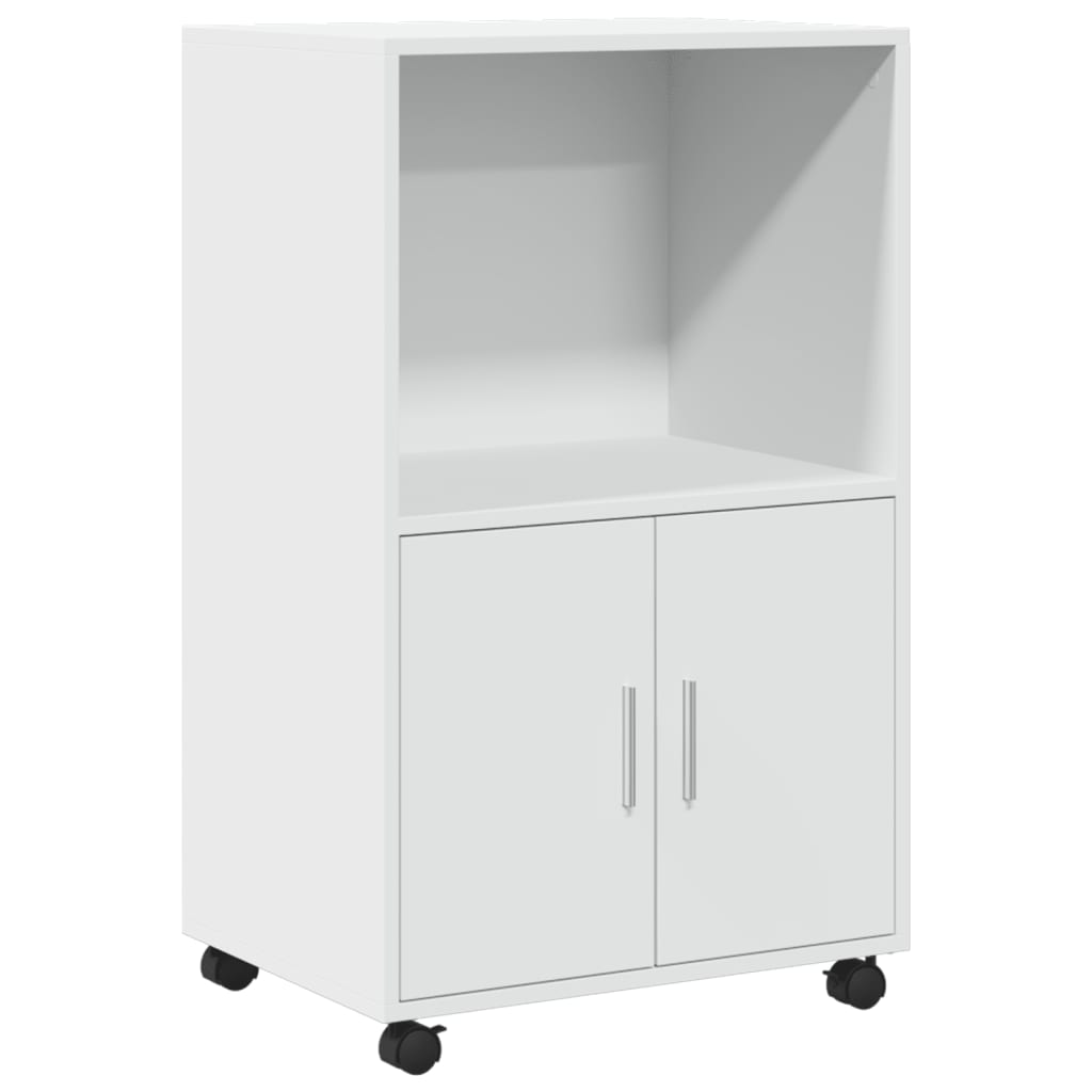 Rolling Cabinet 55X40X91 Cm Engineered Wood