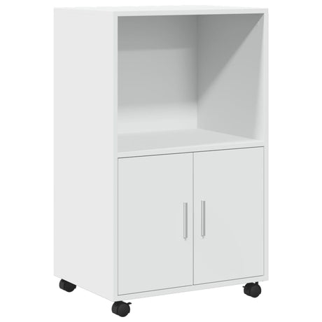 Rolling Cabinet 55X40X91 Cm Engineered Wood