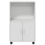 Rolling Cabinet 55X40X91 Cm Engineered Wood