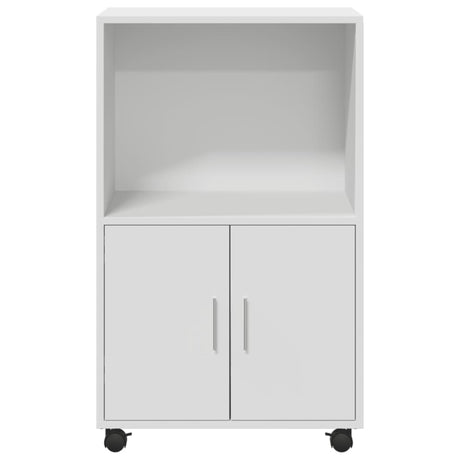 Rolling Cabinet 55X40X91 Cm Engineered Wood