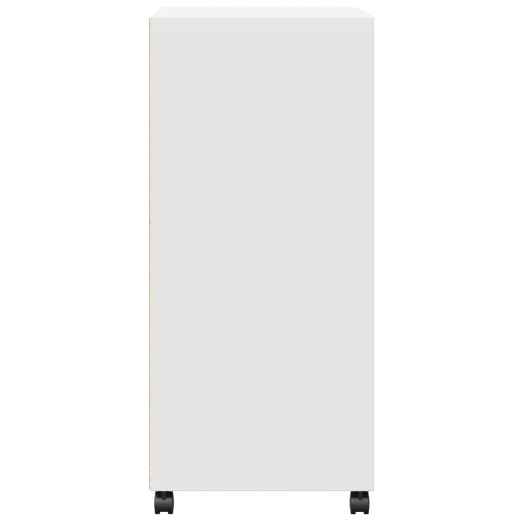 Rolling Cabinet 55X40X91 Cm Engineered Wood