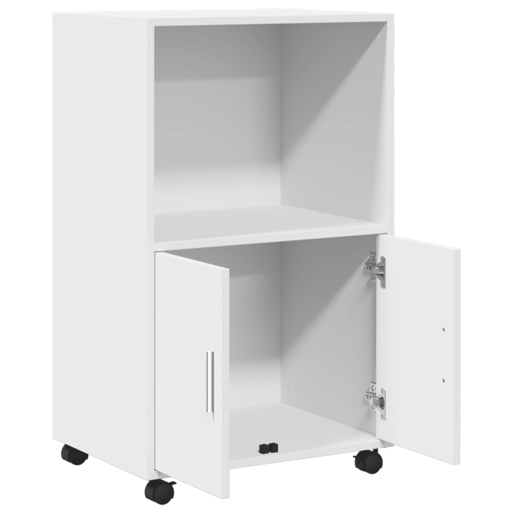 Rolling Cabinet 55X40X91 Cm Engineered Wood