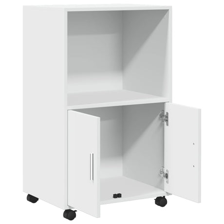 Rolling Cabinet 55X40X91 Cm Engineered Wood