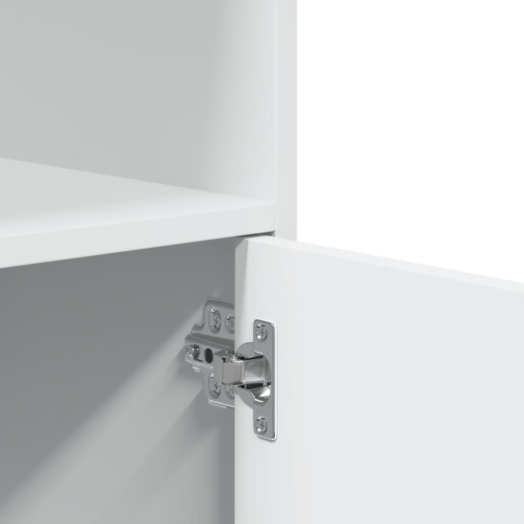 Rolling Cabinet 55X40X91 Cm Engineered Wood