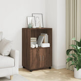 Rolling Cabinet 55X40X91 Cm Engineered Wood