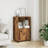 Rolling Cabinet 55X40X91 Cm Engineered Wood