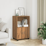 Rolling Cabinet 55X40X91 Cm Engineered Wood