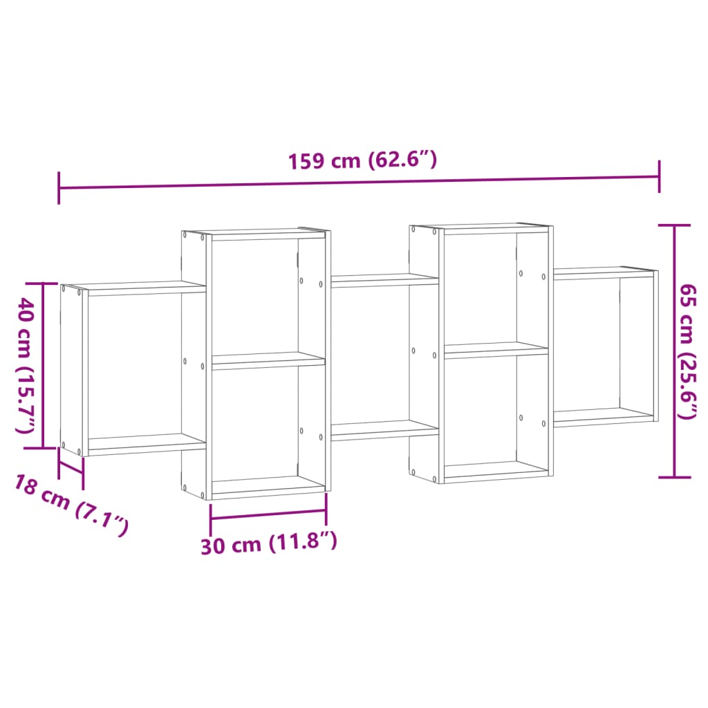 Wall Shelf Engineered Wood