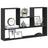 Wall Shelf 99X15X60 Cm Engineered Wood