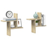 Wall Shelves 2 Pcs Engineered Wood