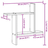 Wall Shelves 2 Pcs Engineered Wood