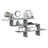 Wall Shelf 124.5X18X60.5 Cm Engineered Wood