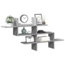Wall Shelf 124.5X18X60.5 Cm Engineered Wood