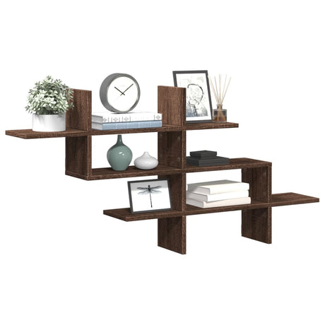 Wall Shelf 124.5X18X60.5 Cm Engineered Wood