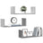 Wall Shelves 3 Pcs Engineered Wood