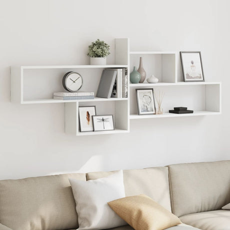 Wall Shelf 167.5X18X68 Cm Engineered Wood