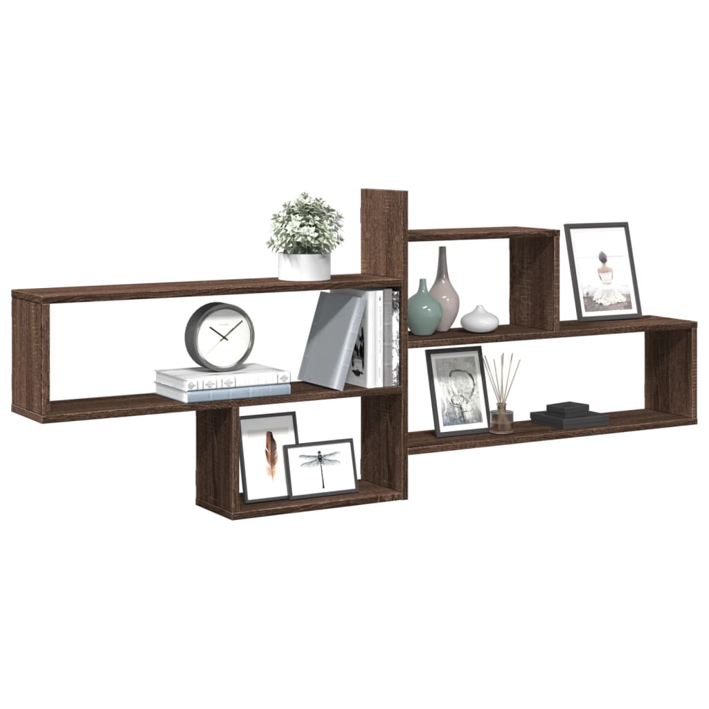 Wall Shelf 167.5X18X68 Cm Engineered Wood