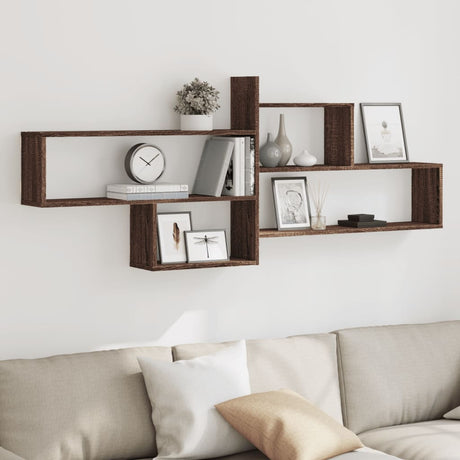 Wall Shelf 167.5X18X68 Cm Engineered Wood