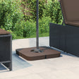 4 Piece Parasol Base Set For Cross Stand Parasol 100 Kg Pp