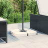 4 Piece Parasol Base Set For Cross Stand Parasol 100 Kg Pp