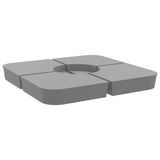 4 Piece Parasol Base Set For Cross Stand Parasol 100 Kg Pp