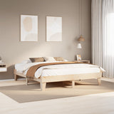 Bed Frame Without Mattress Small Double Solid Wood Pine