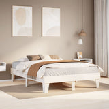 Bed Frame Without Mattress Small Double Solid Wood Pine