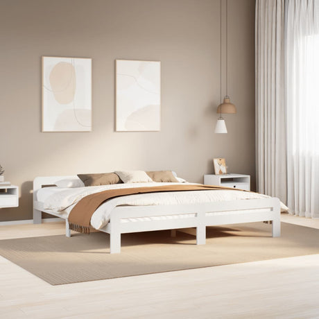 Bed Frame Without Mattress Solid Wood Pine